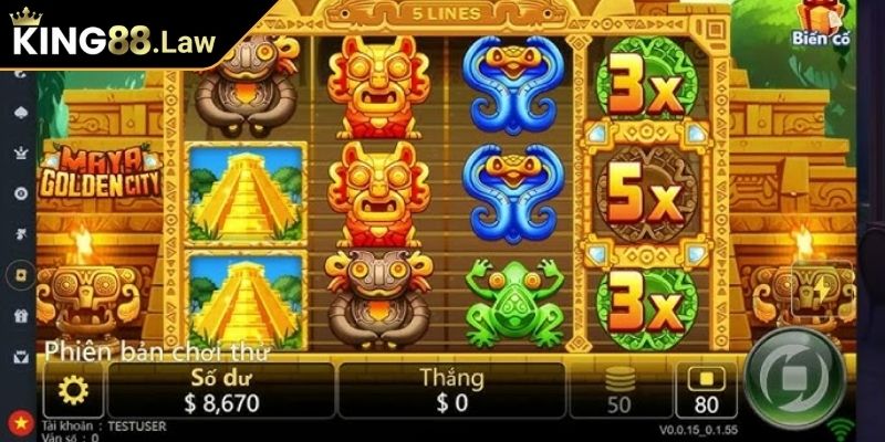 Tổng quan thế giới Thành phố vàng Maya KING88